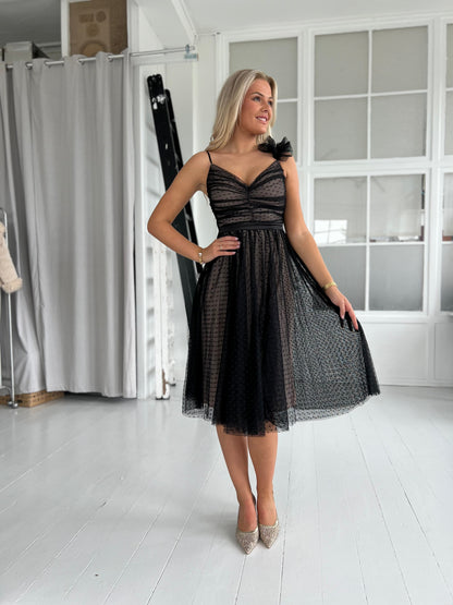 Soky black tulle dress (3377)