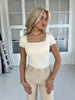 By Swan soft beige t-shirt