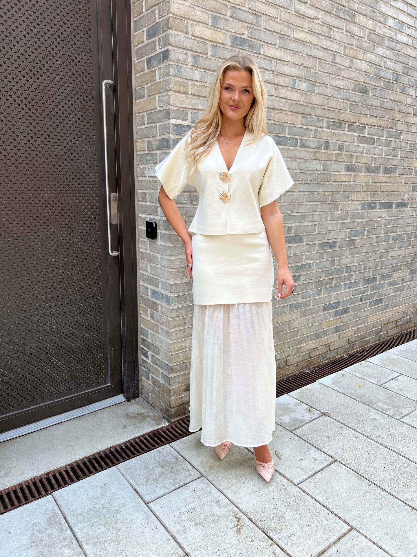 By Elsa light beige set - Åberg Copenhagen