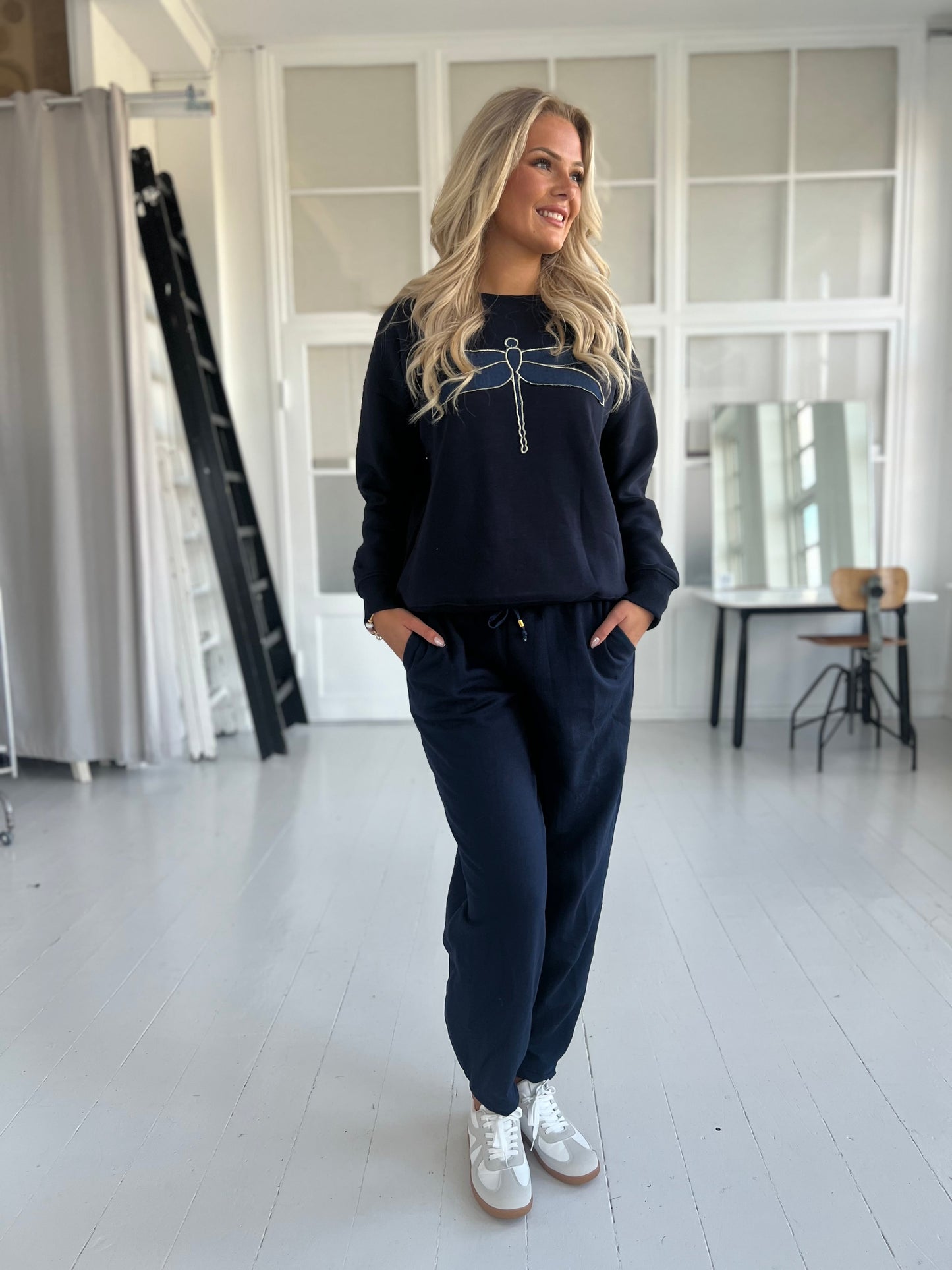 Gaspar Fiji sweatpants blue (7913)