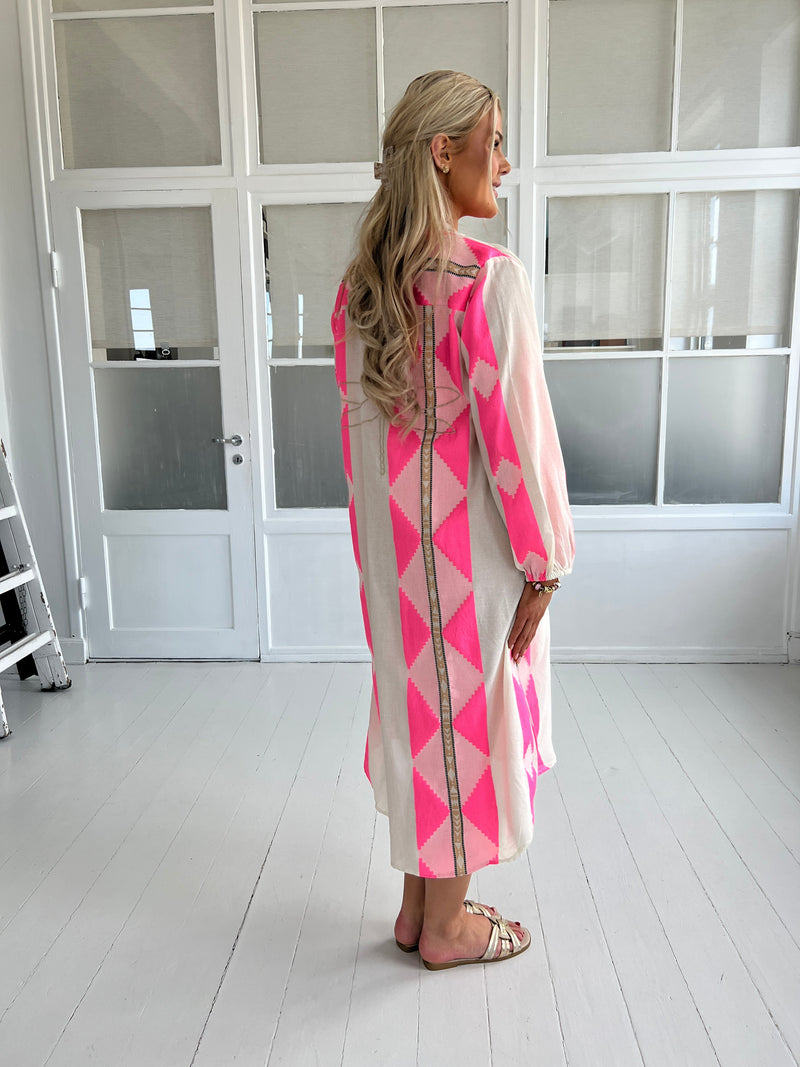 Gaspar Love print dress