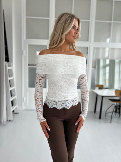 Eight Paris lace blouse (608)