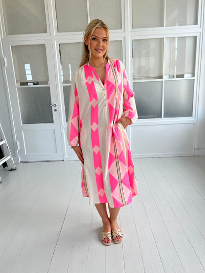 Gaspar Love print dress
