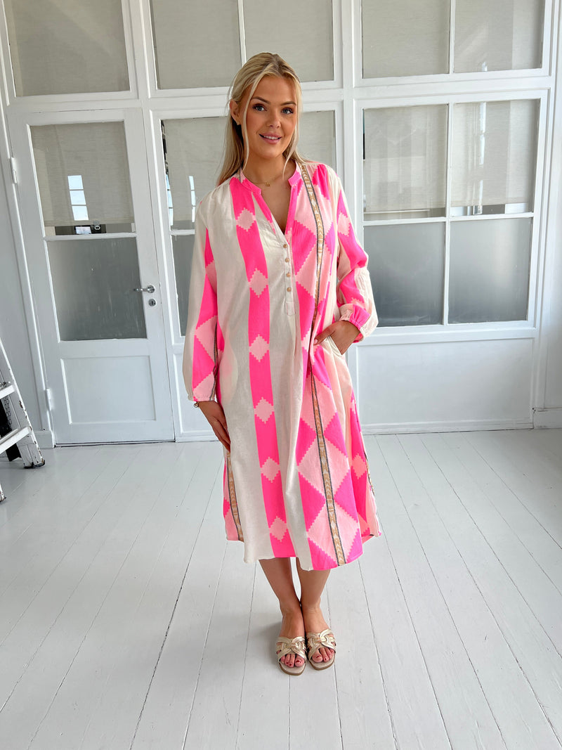 Gaspar Love print dress