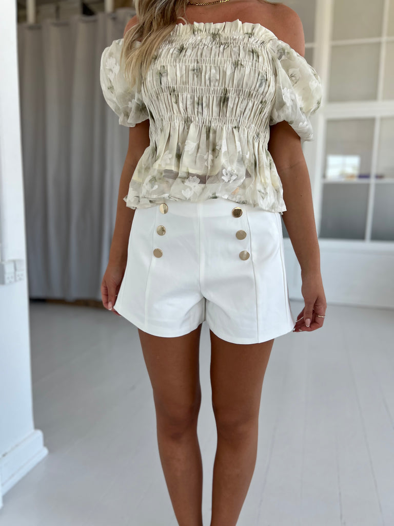 Majolica white shorts (9822) fra webshoppen Aaberg Copenhagen