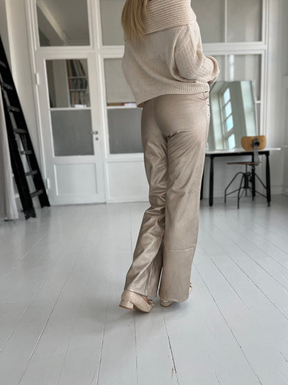 Eight Paris Champagne metallic pants (3171)