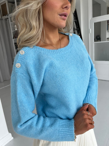 Majolica blue knit (5321)