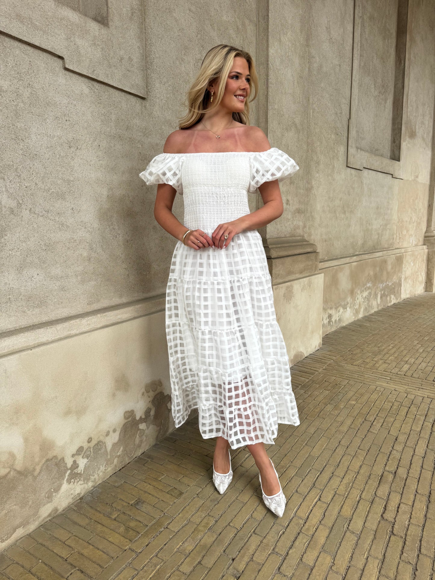 Anna white dress