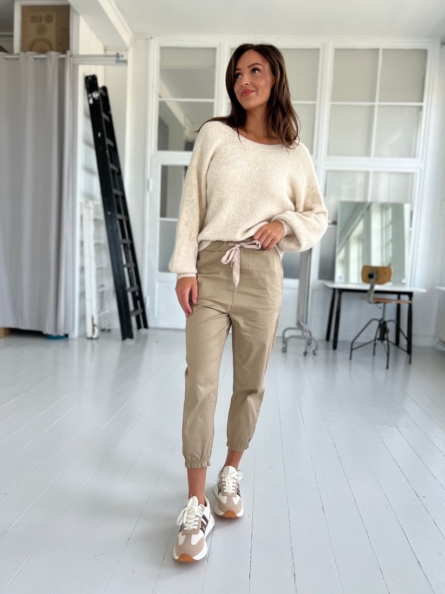 Mondial taupe pants