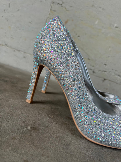 R and B rhinestone heels (537) fra webshoppen Aaberg Copenhagen