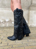 Joia high squared black boot