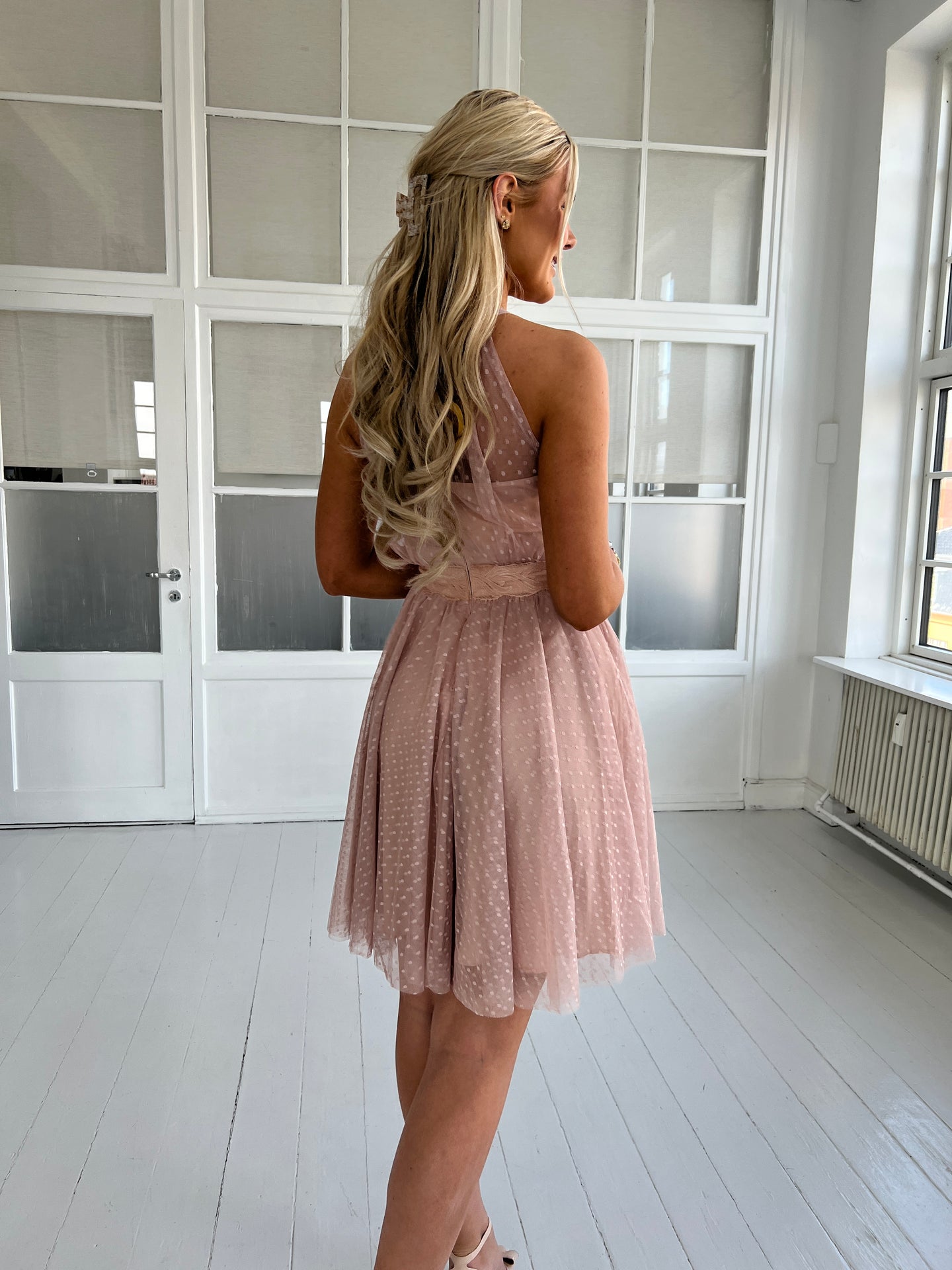 Soky rose tulle dress