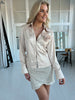 Azaka beige blouse