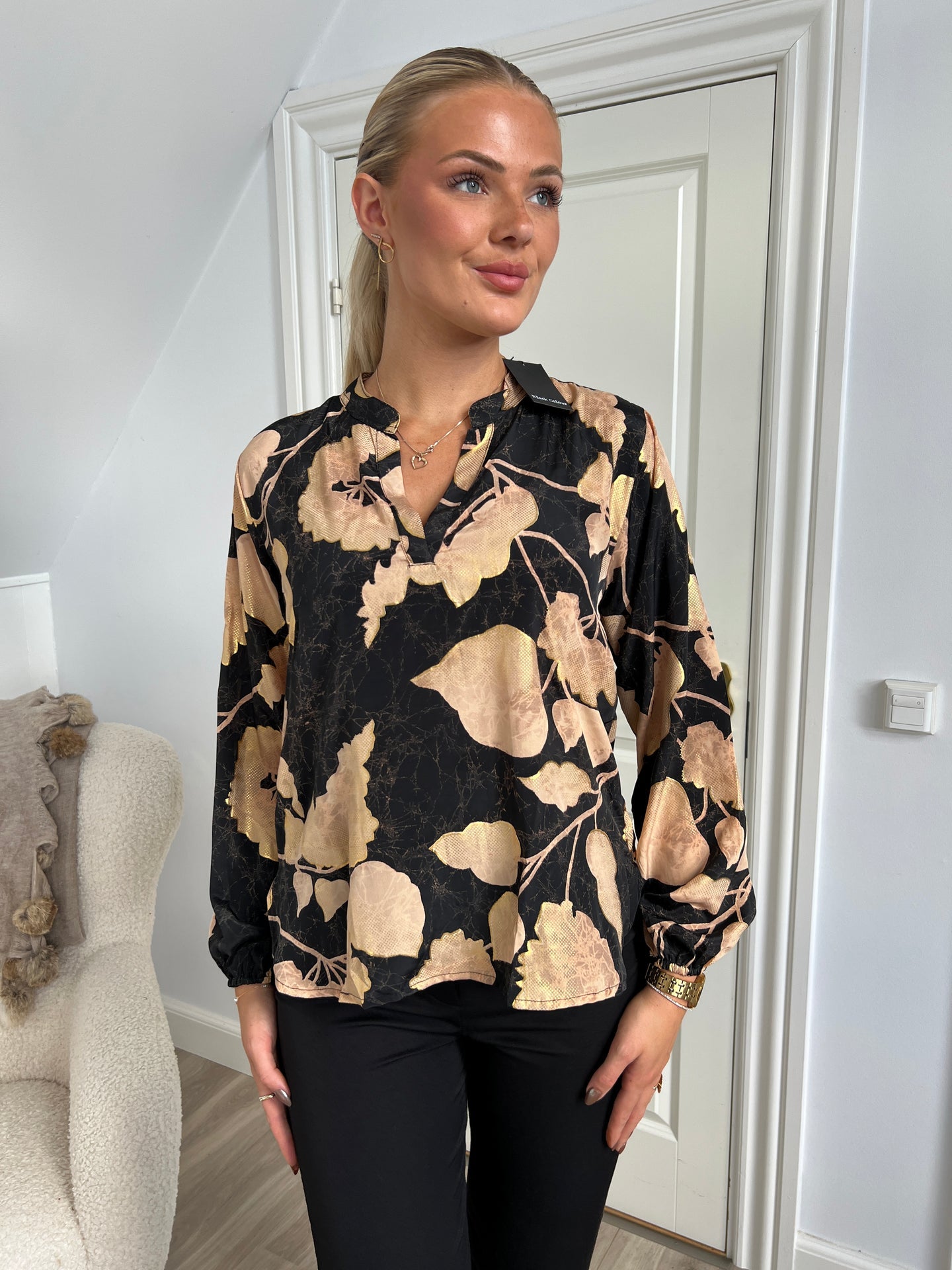 LUNA blouse Fall Leaf - Åberg Copenhagen
