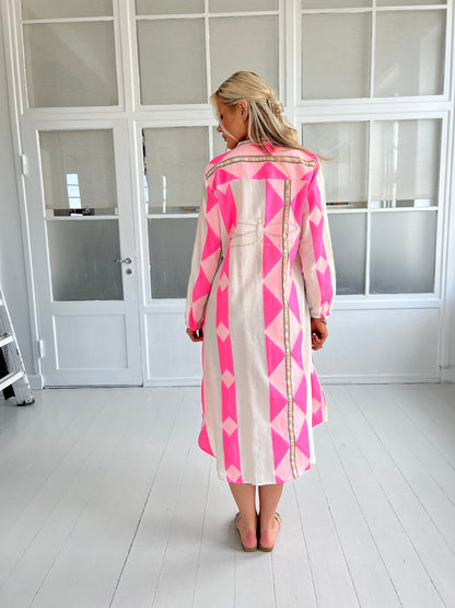 Gaspar Love print dress