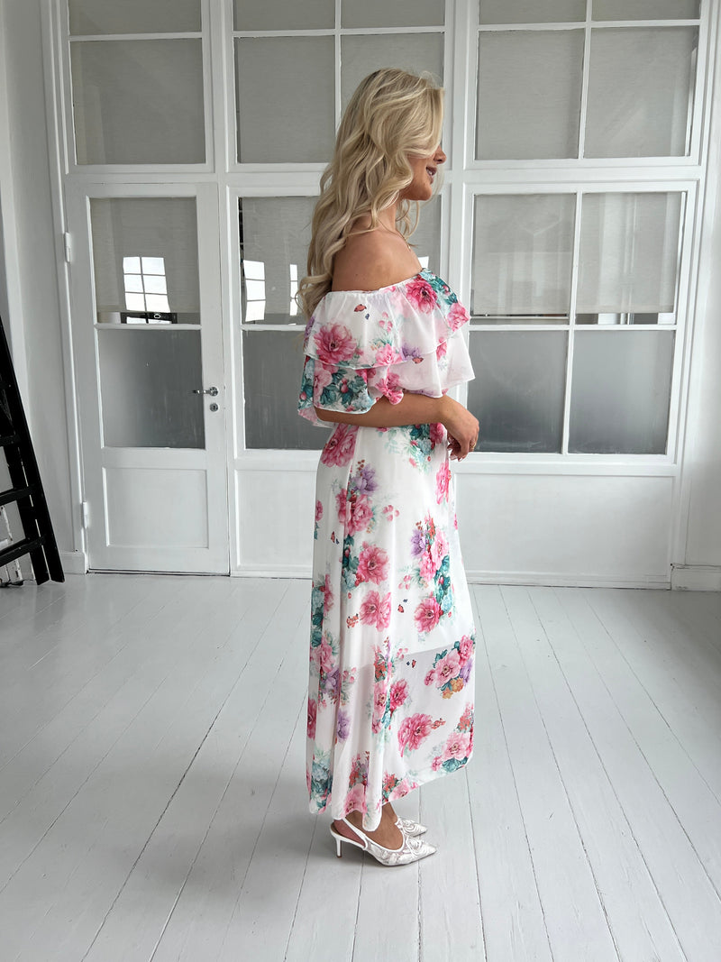 Estee Long white blossom dress