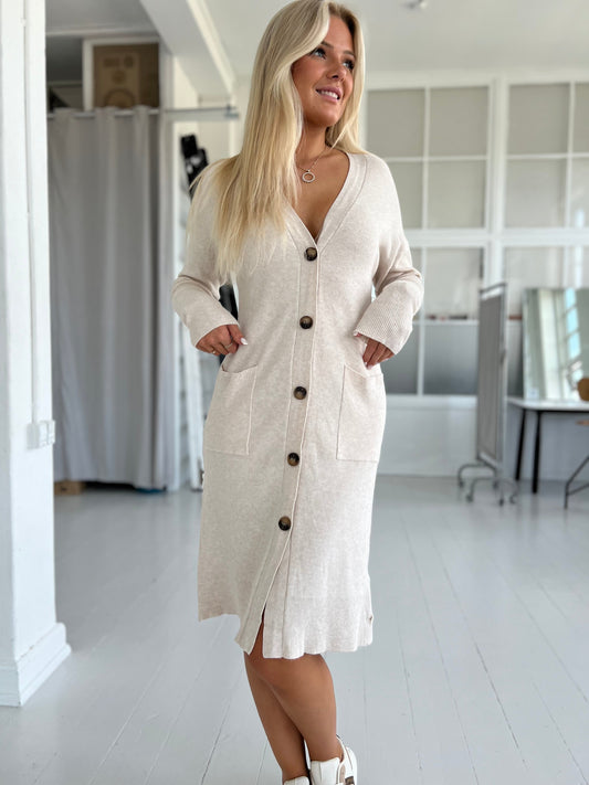 Moocci beige cardigan dress (8311)