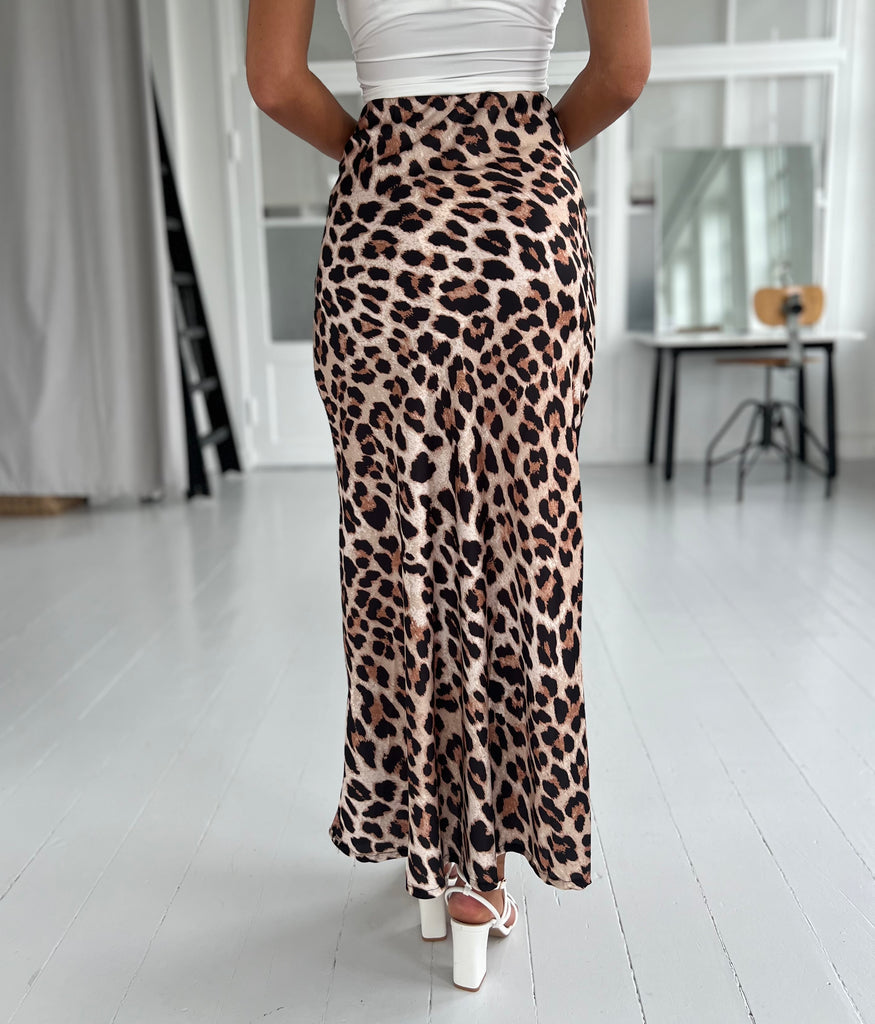 Estee leopard skirt (6483)-nederdel-Åberg-Åberg Copenhagen DK