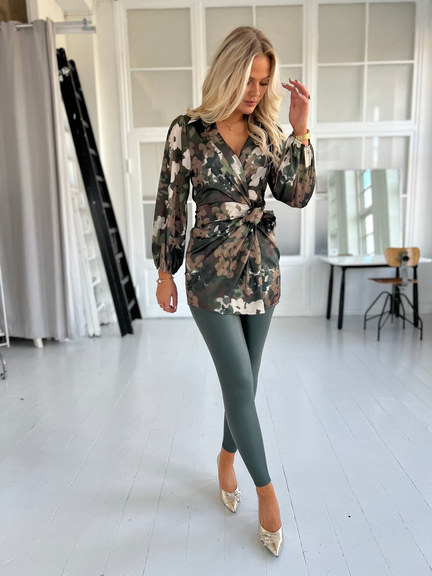 Bella green blouse