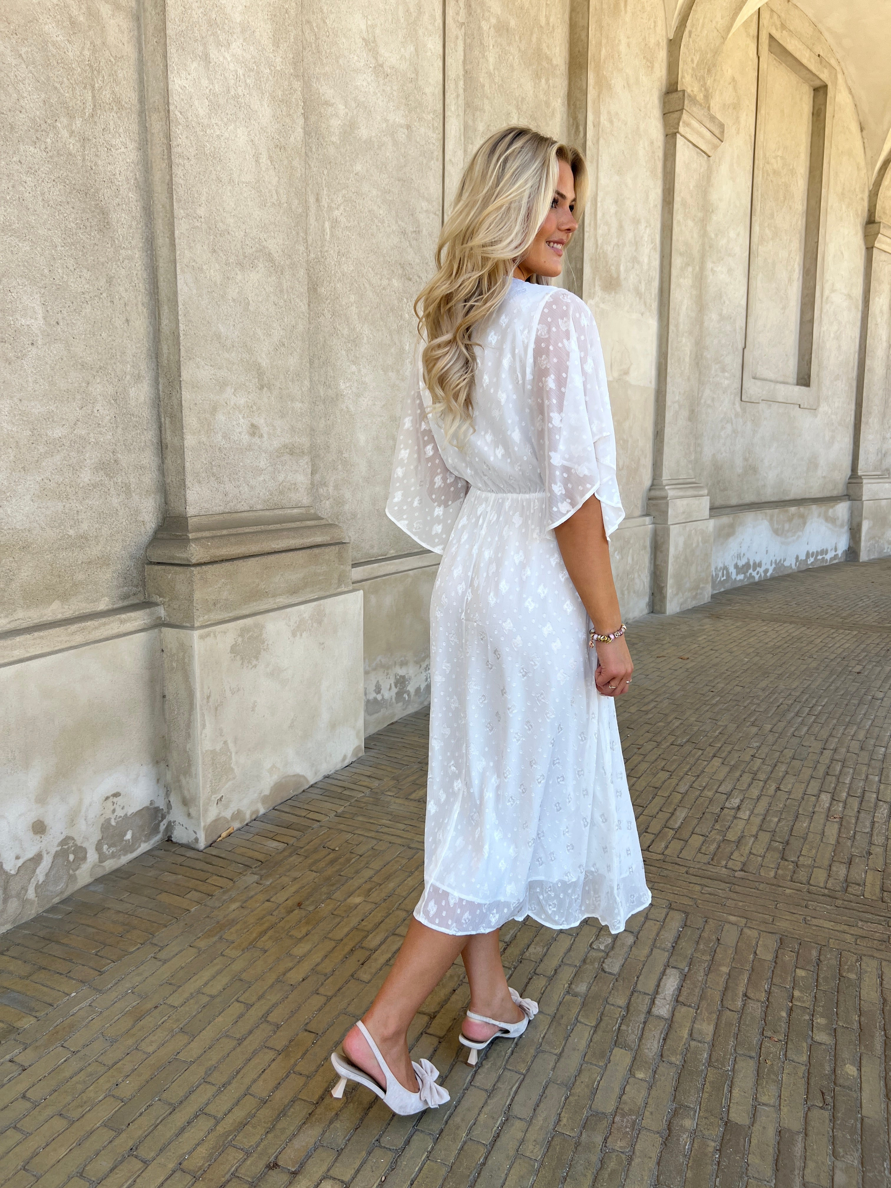 Elli white summer dress