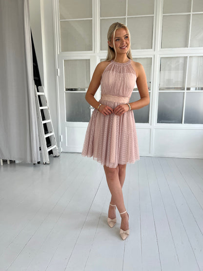 Soky rose tulle dress