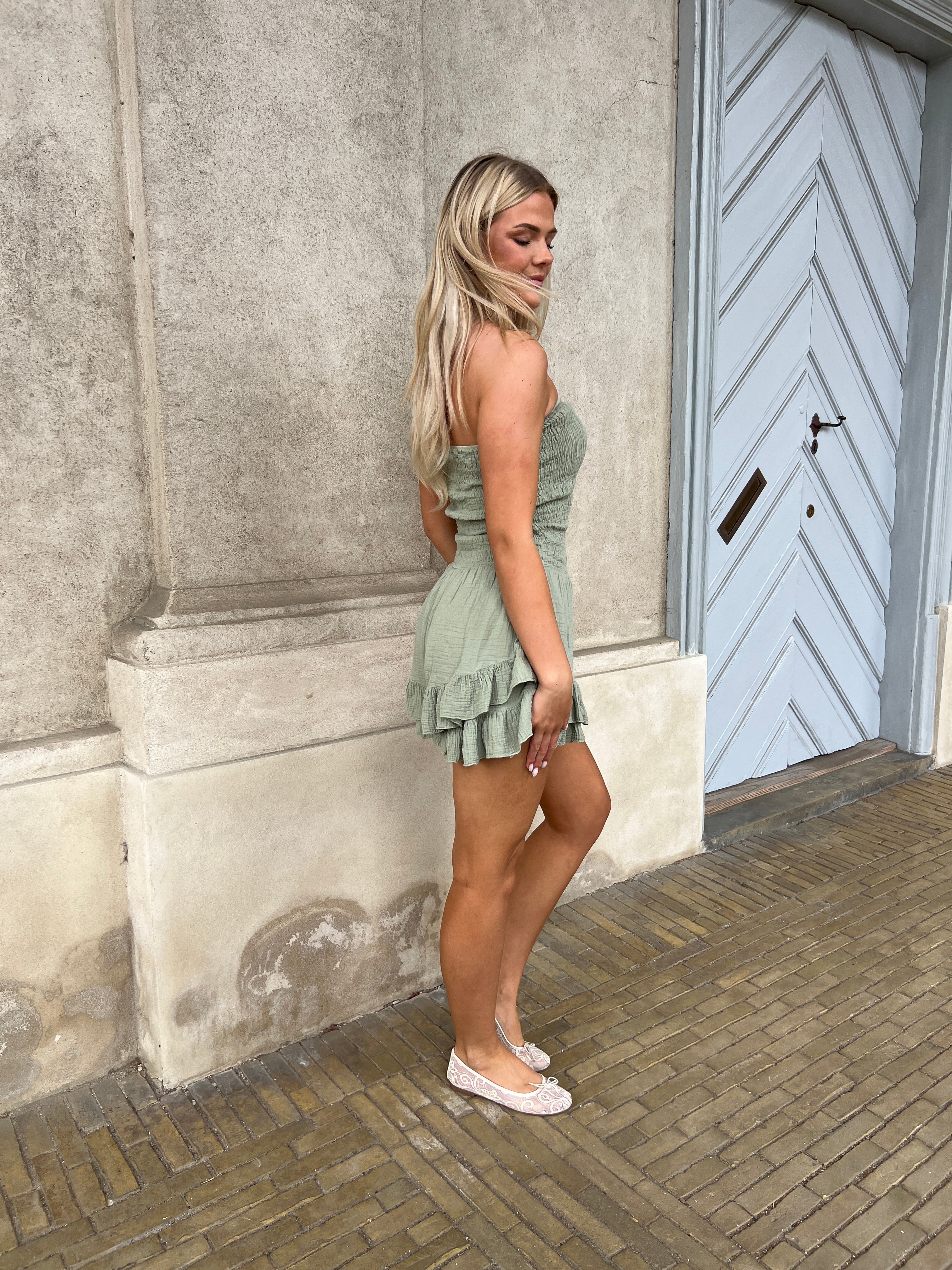 Ooka khaki playsuite
