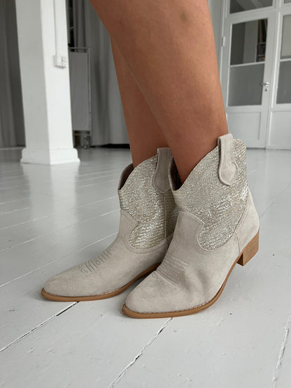 Belle Ankle boot silver (077)