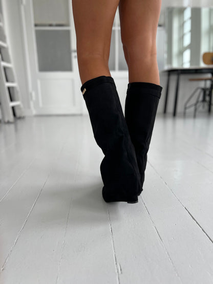 Ideal Black heel boot