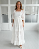 Flam White Bohemian dress