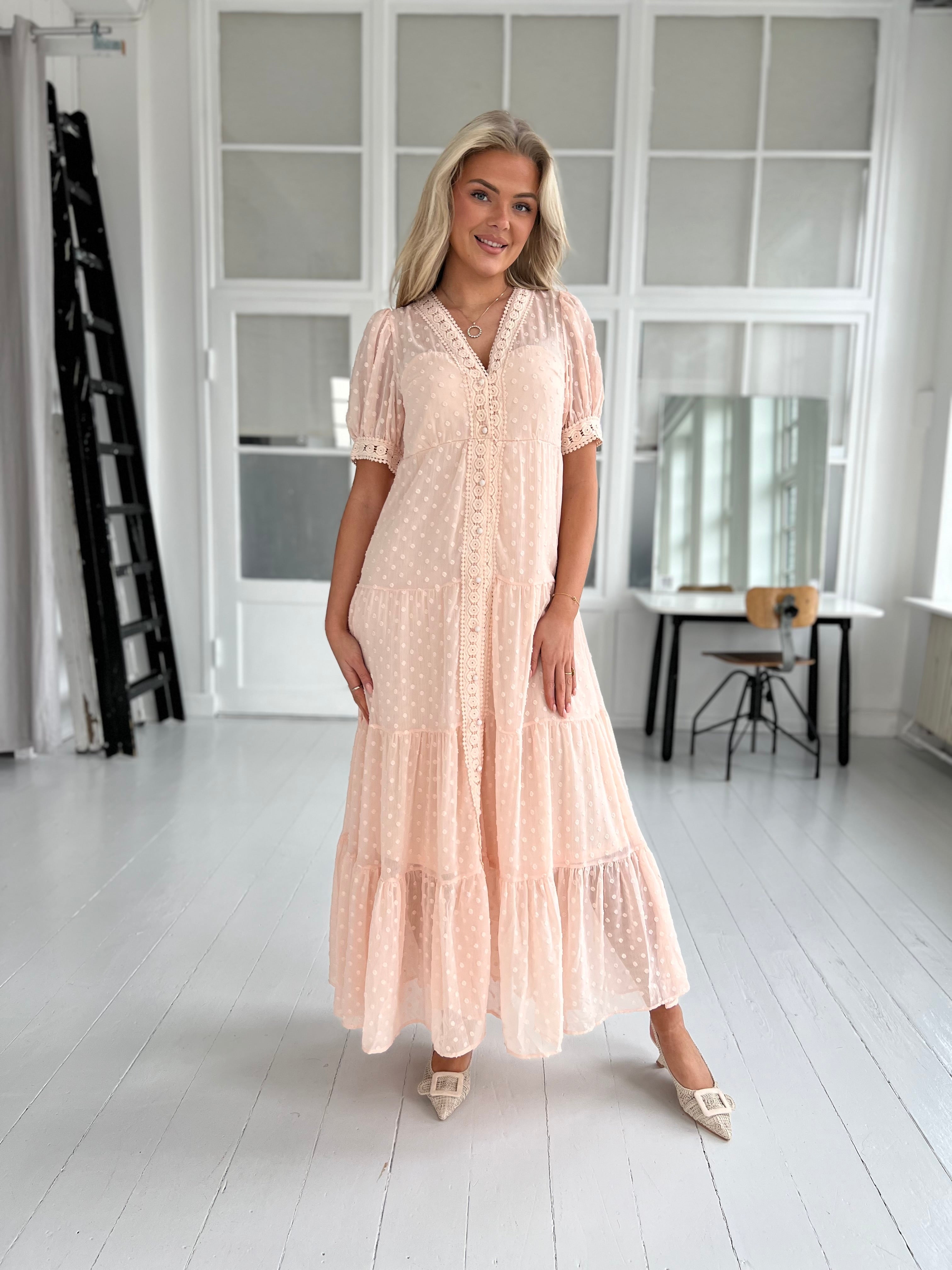 Lily McBee dot dress - rosa