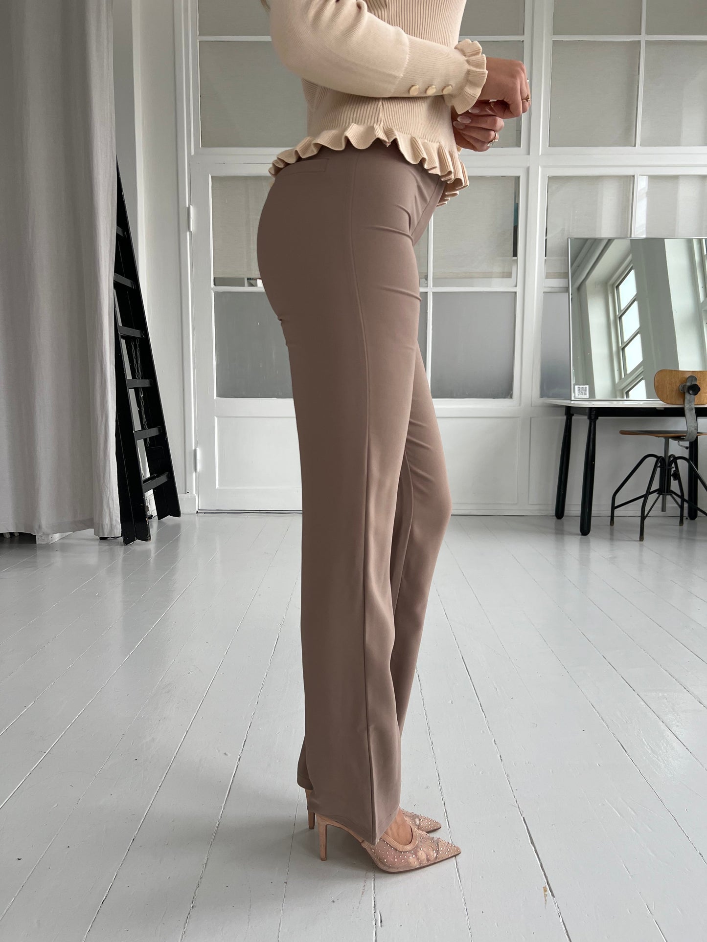 Eight Paris taupe pants (9406)