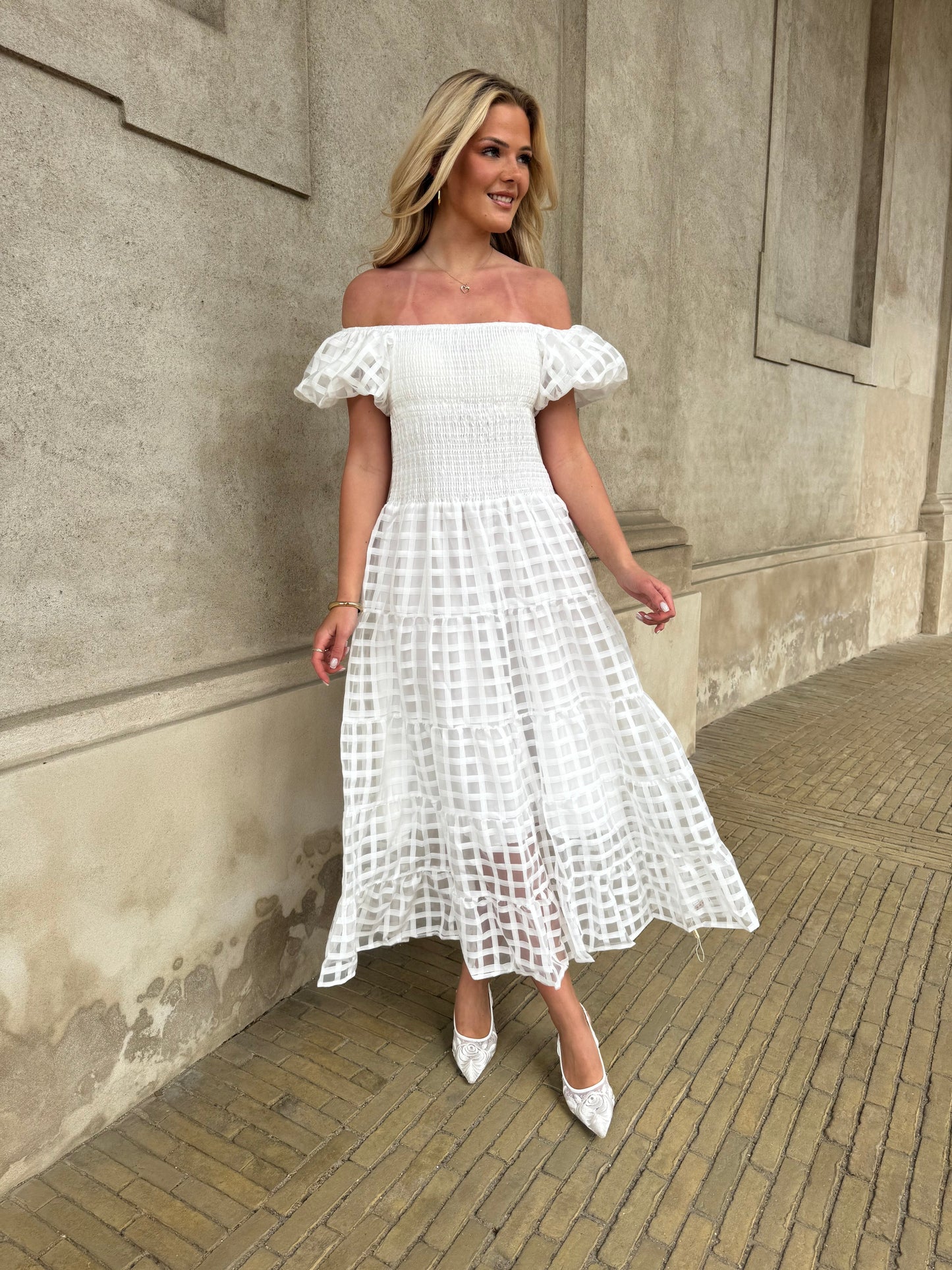 Anna white dress