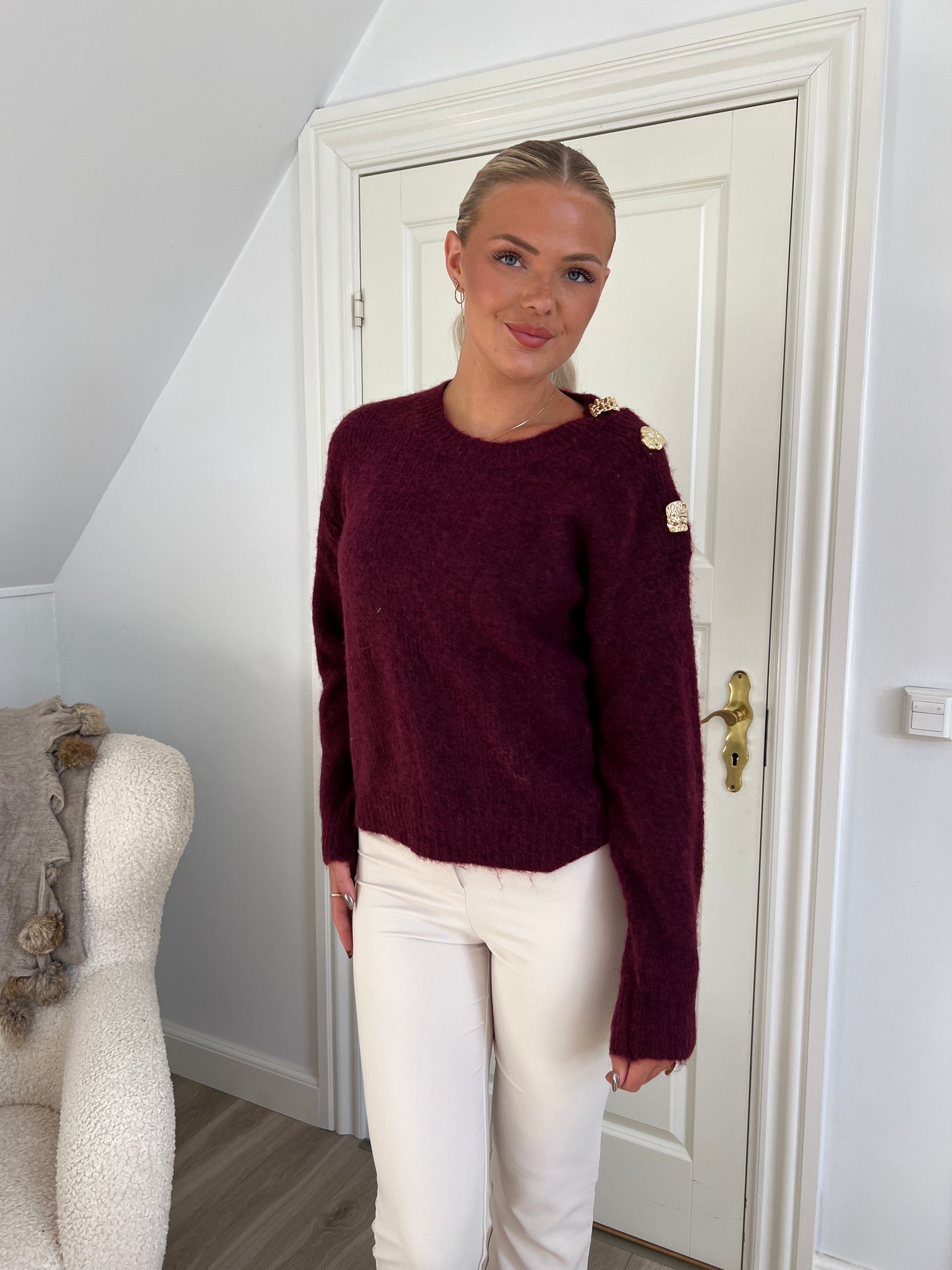 Azaka bordeaux knit - Åberg Copenhagen
