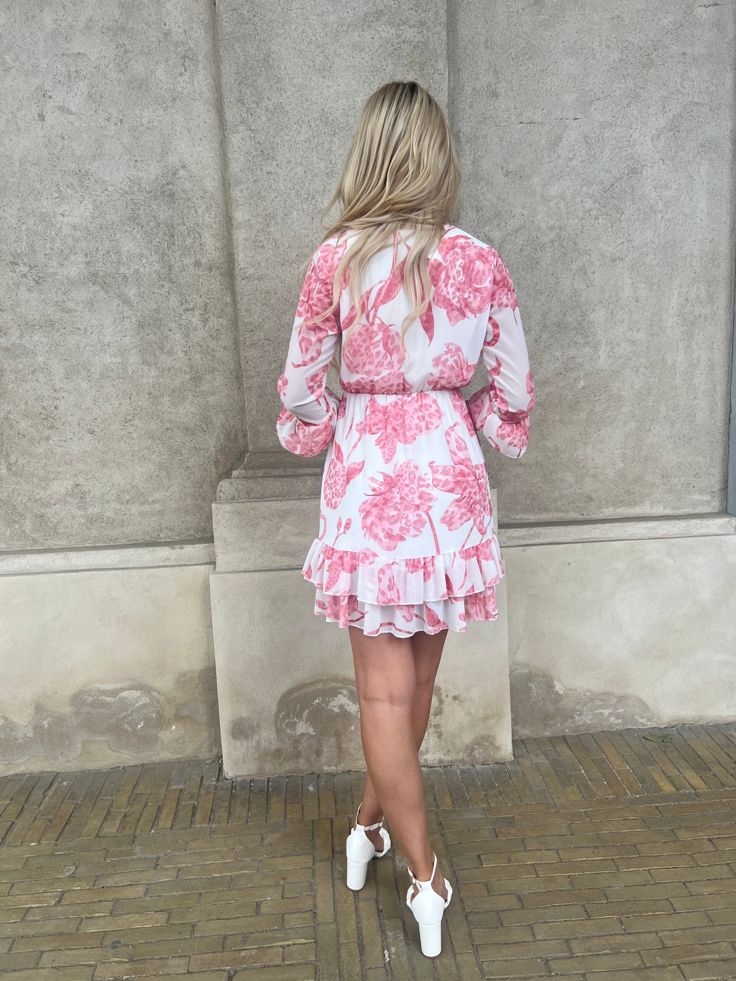 Estee ruffle flower dress