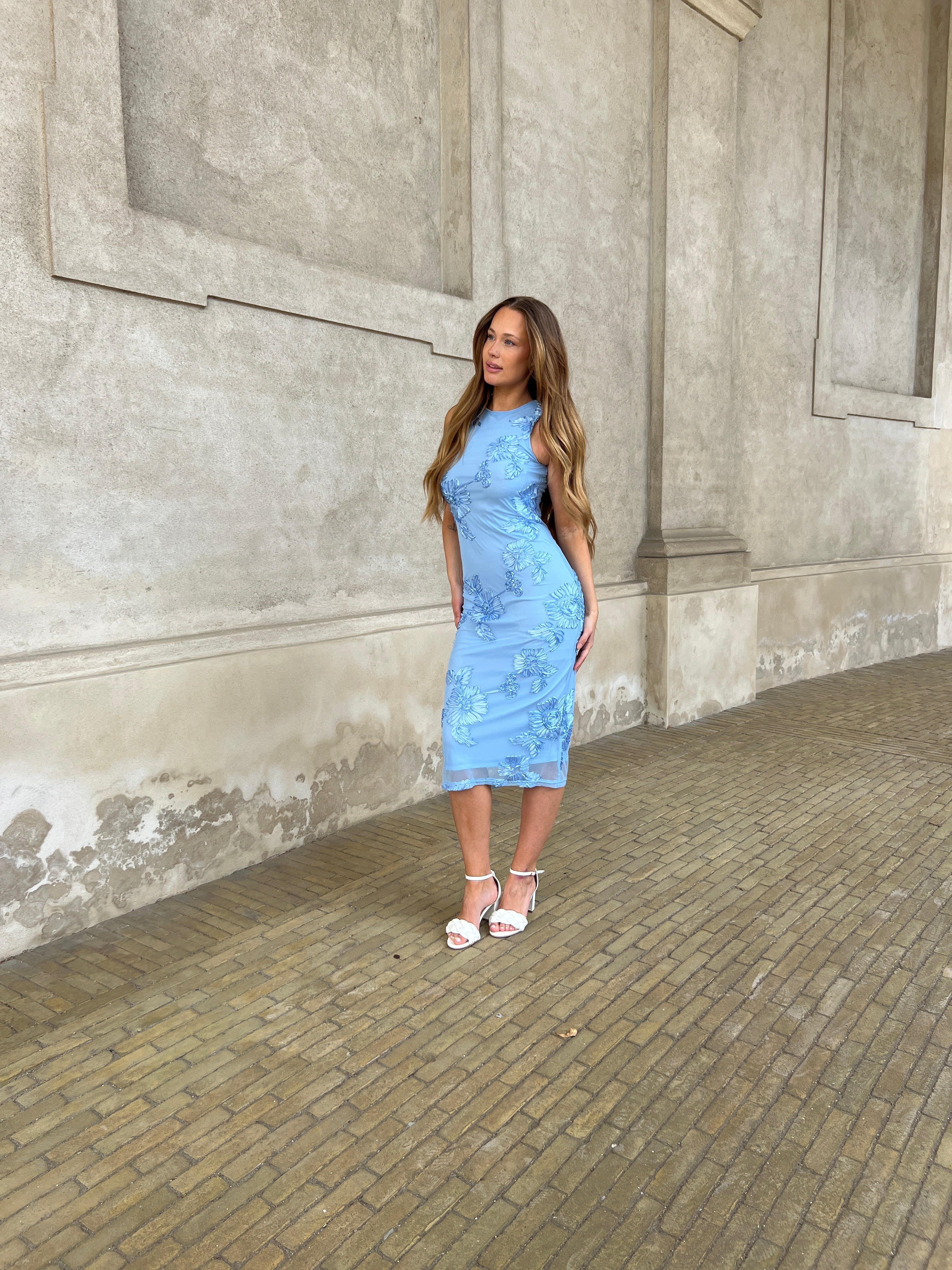 Moocci blue long dress