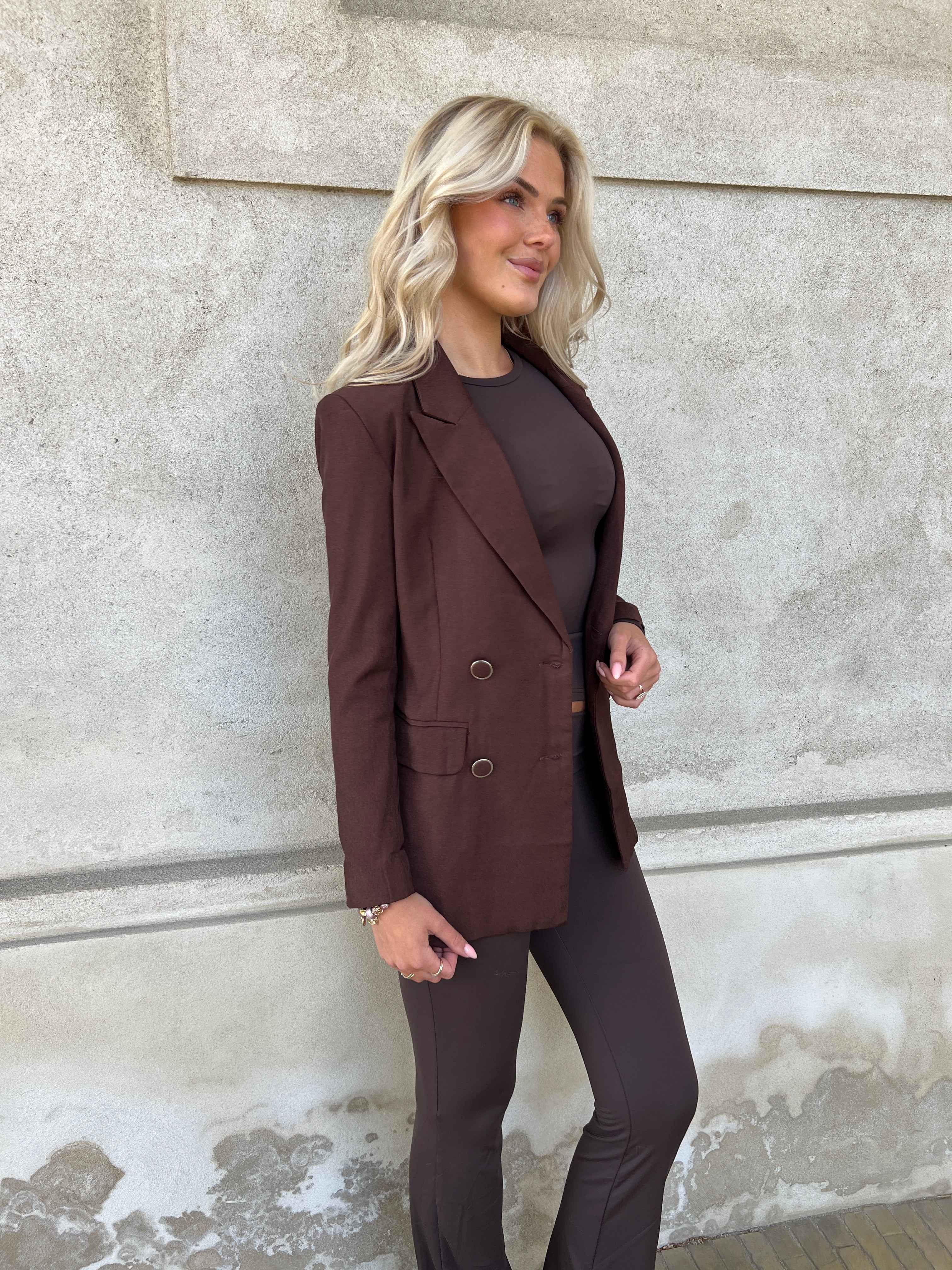 Its May coffee blazer