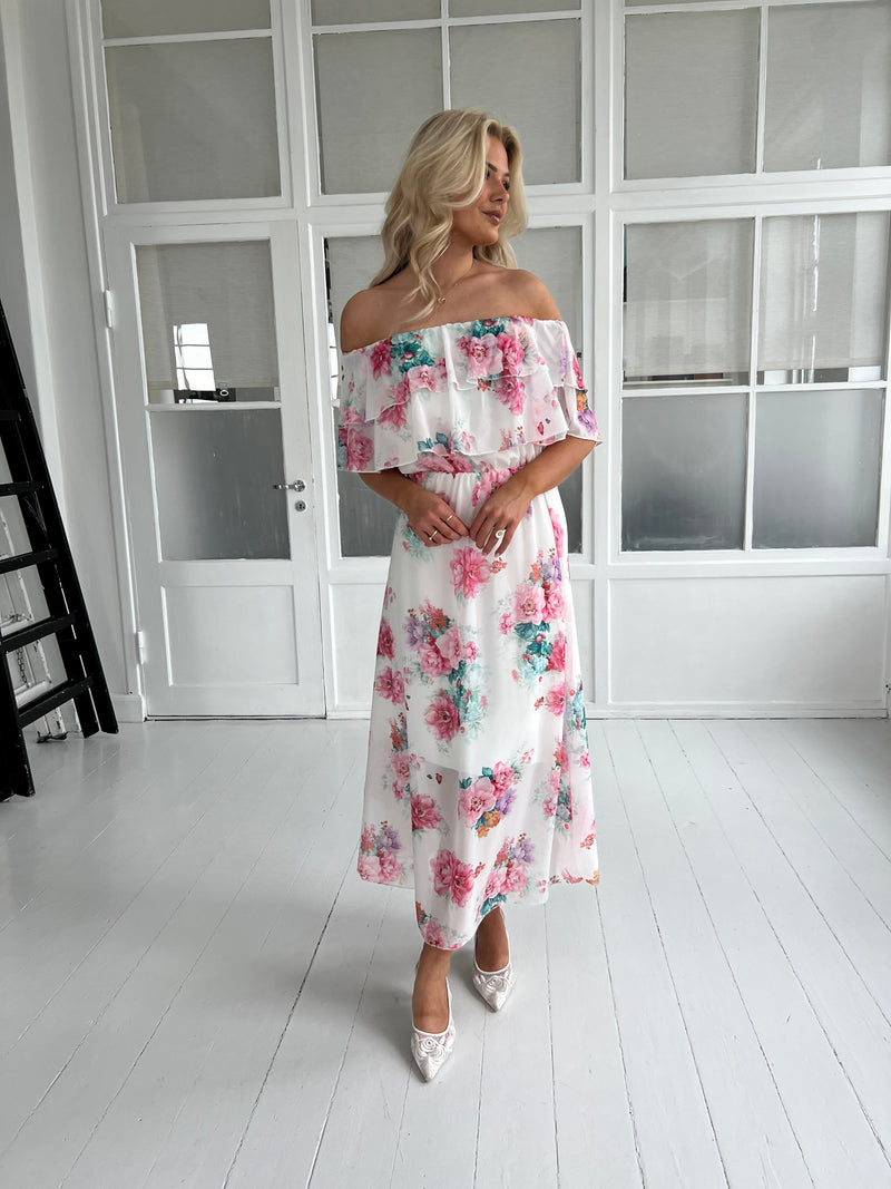 Estee Long white blossom dress