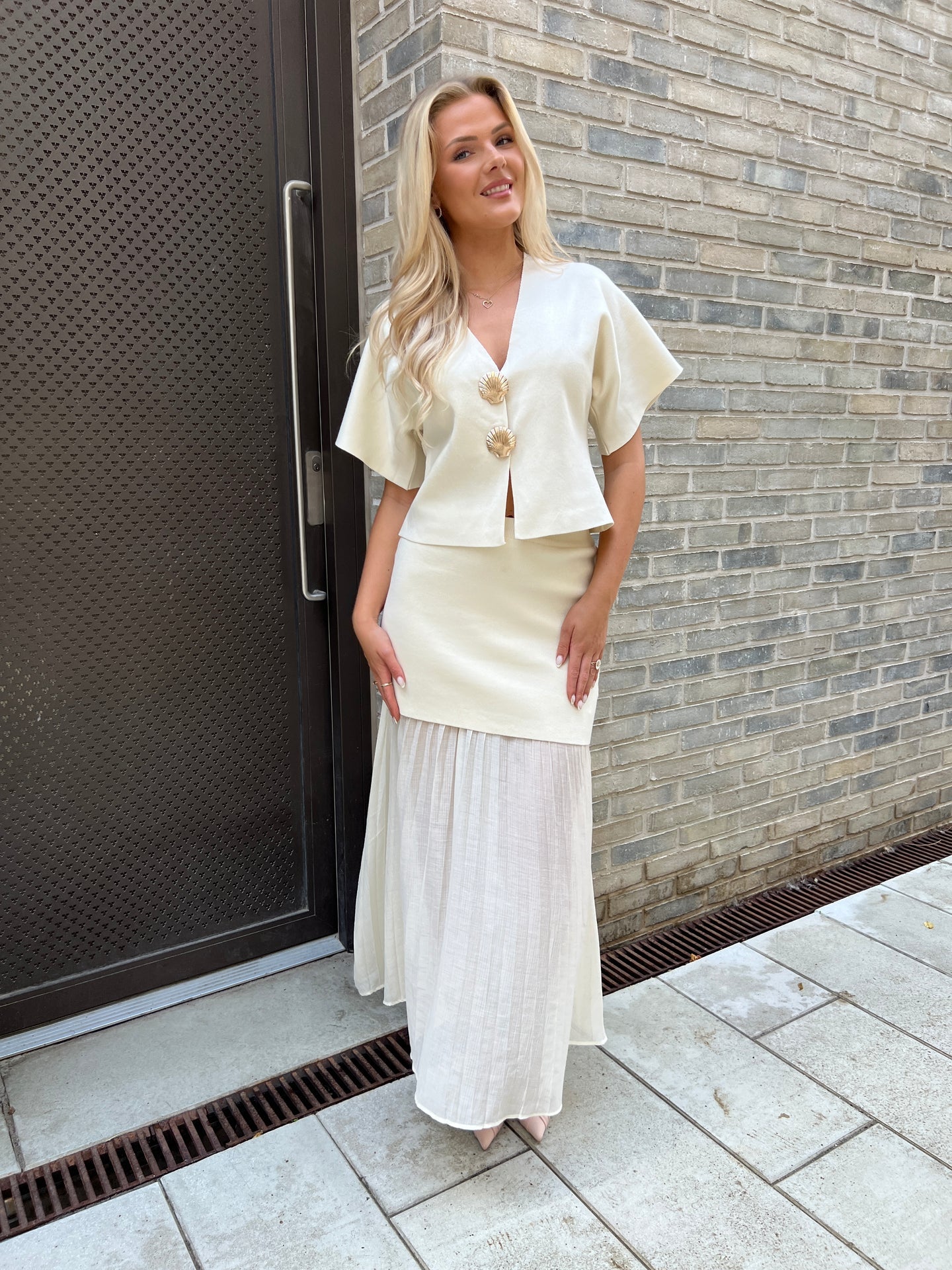 By Elsa light beige set - Åberg Copenhagen