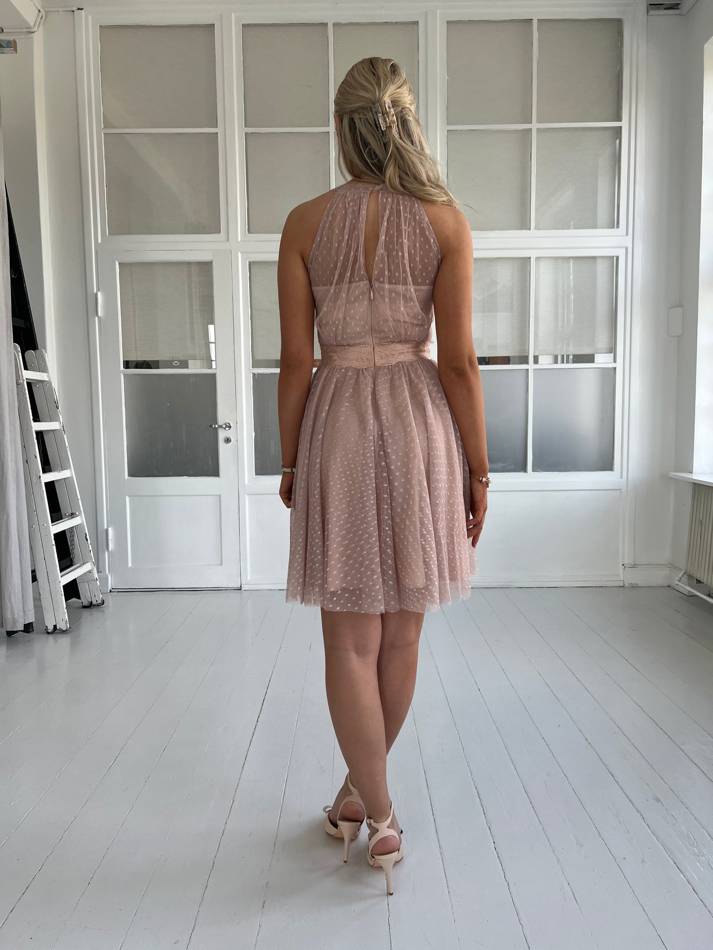 Soky rose tulle dress