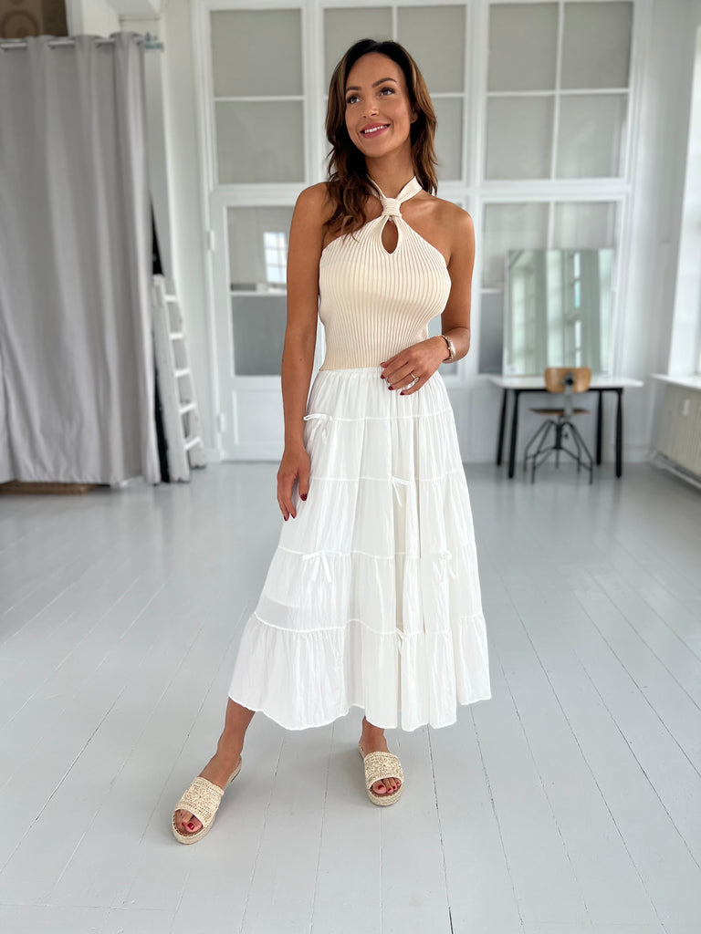 Lucce white long skirt (8809)-nederdel-Åberg CPH-Åberg Copenhagen DK