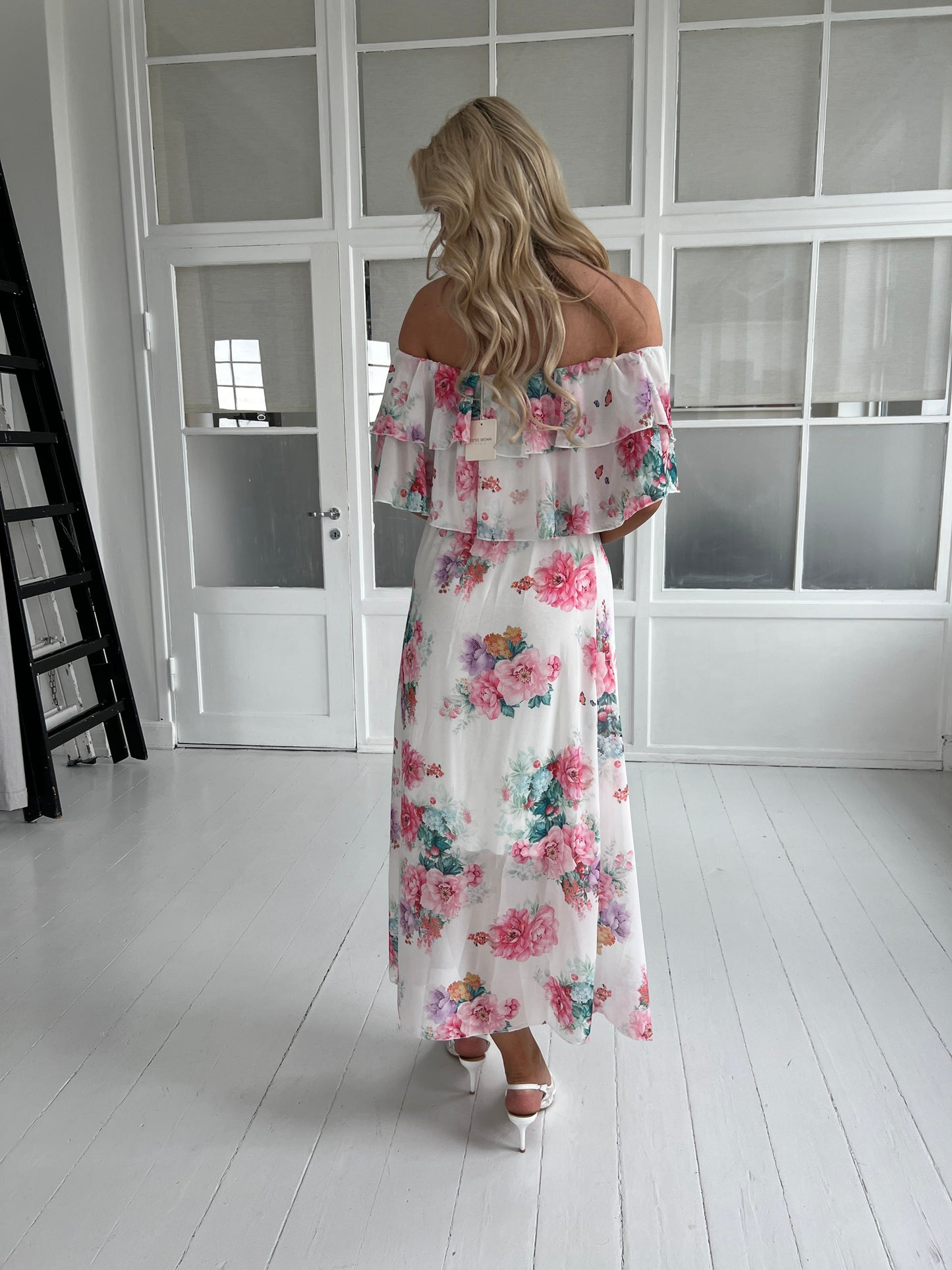 Estee Long white blossom dress