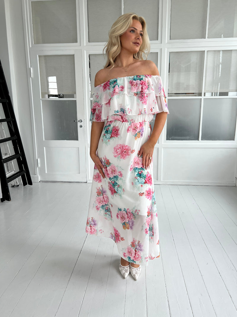 Estee Long white blossom dress