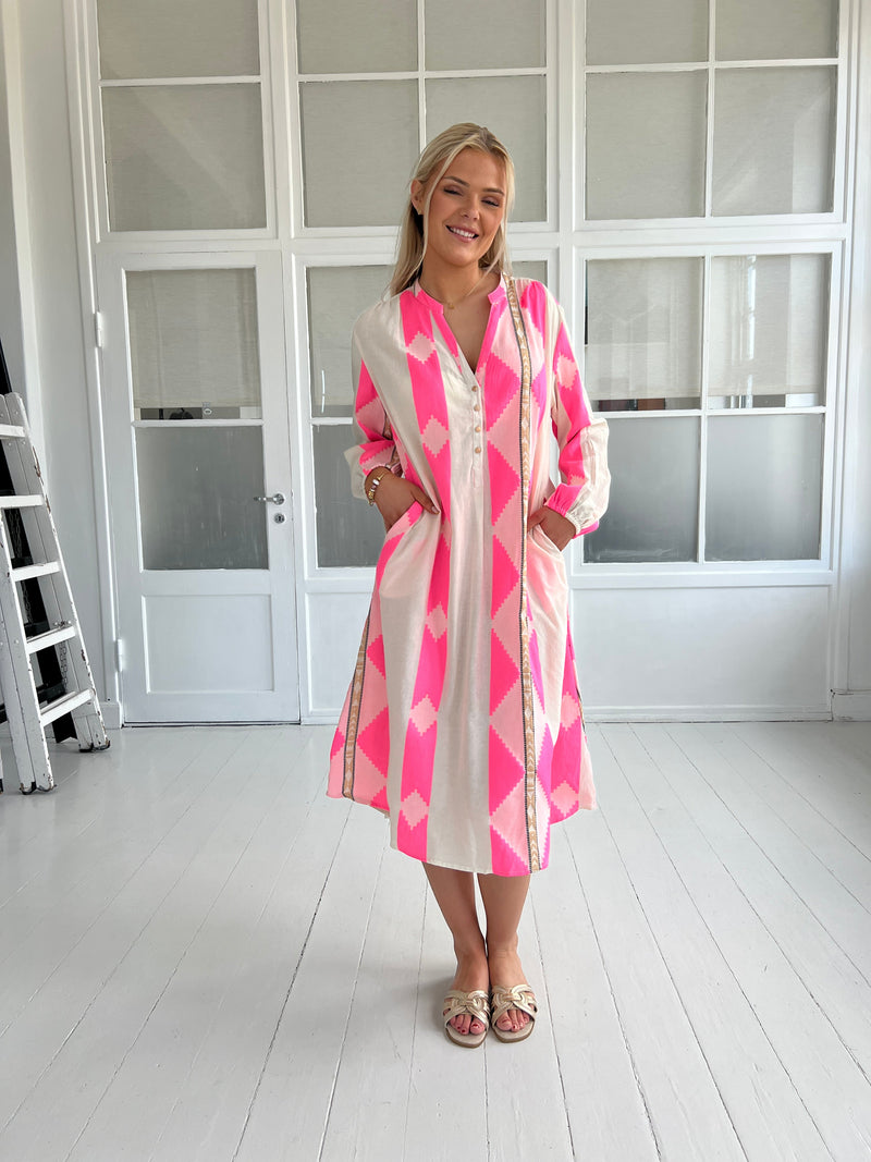 Gaspar Love print dress