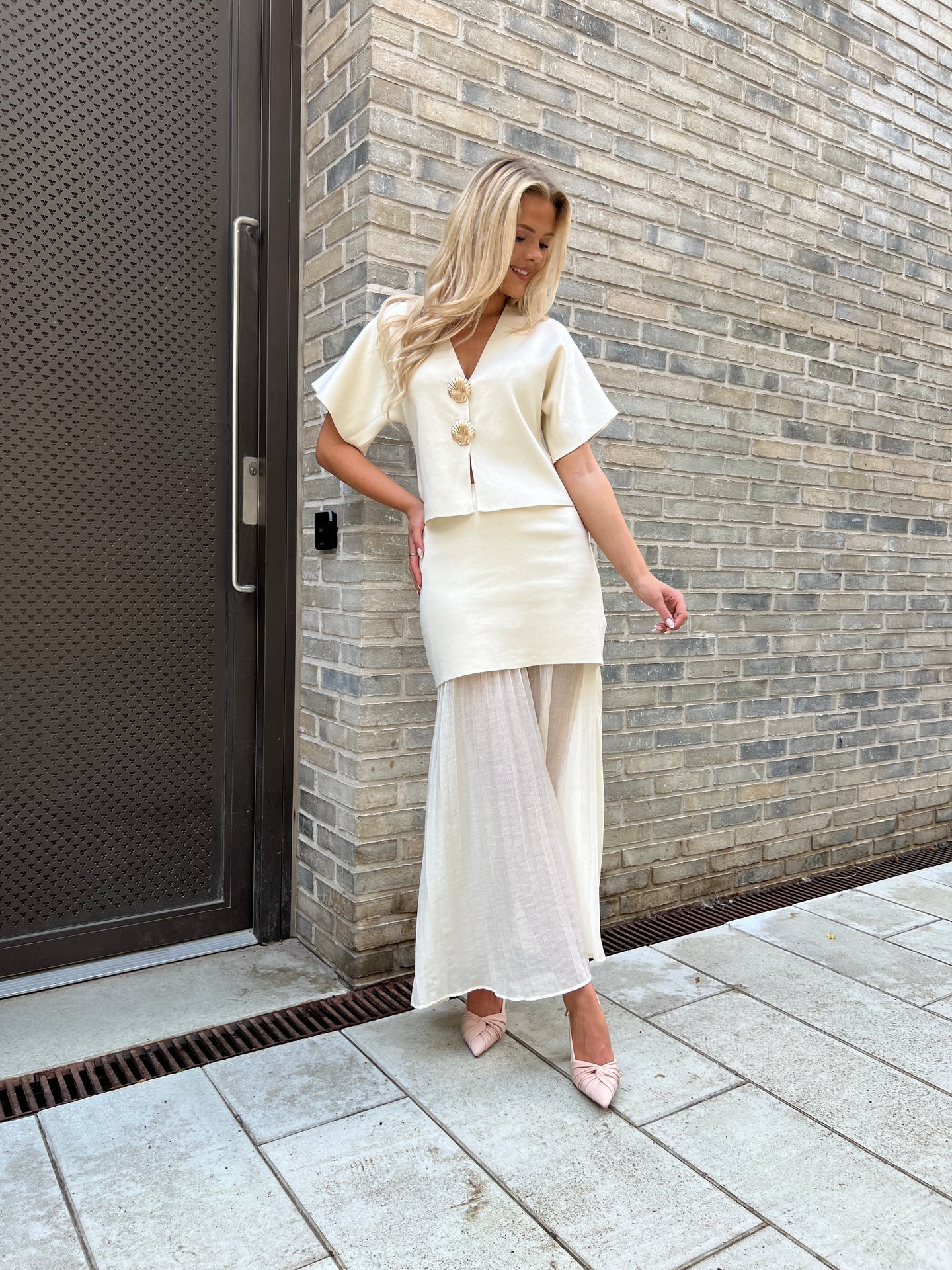 By Elsa light beige set - Åberg Copenhagen