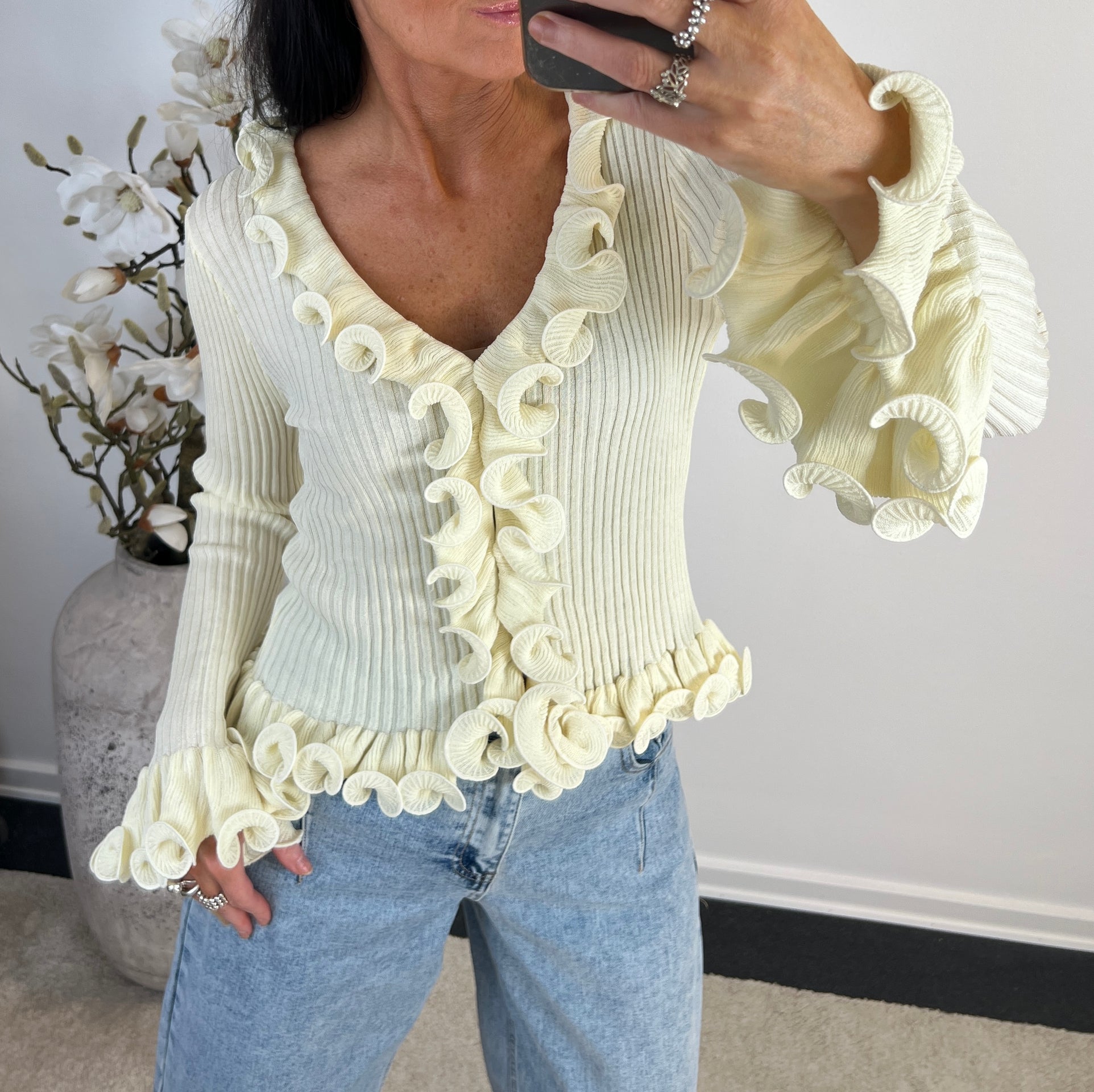 Soky light yellow blouse