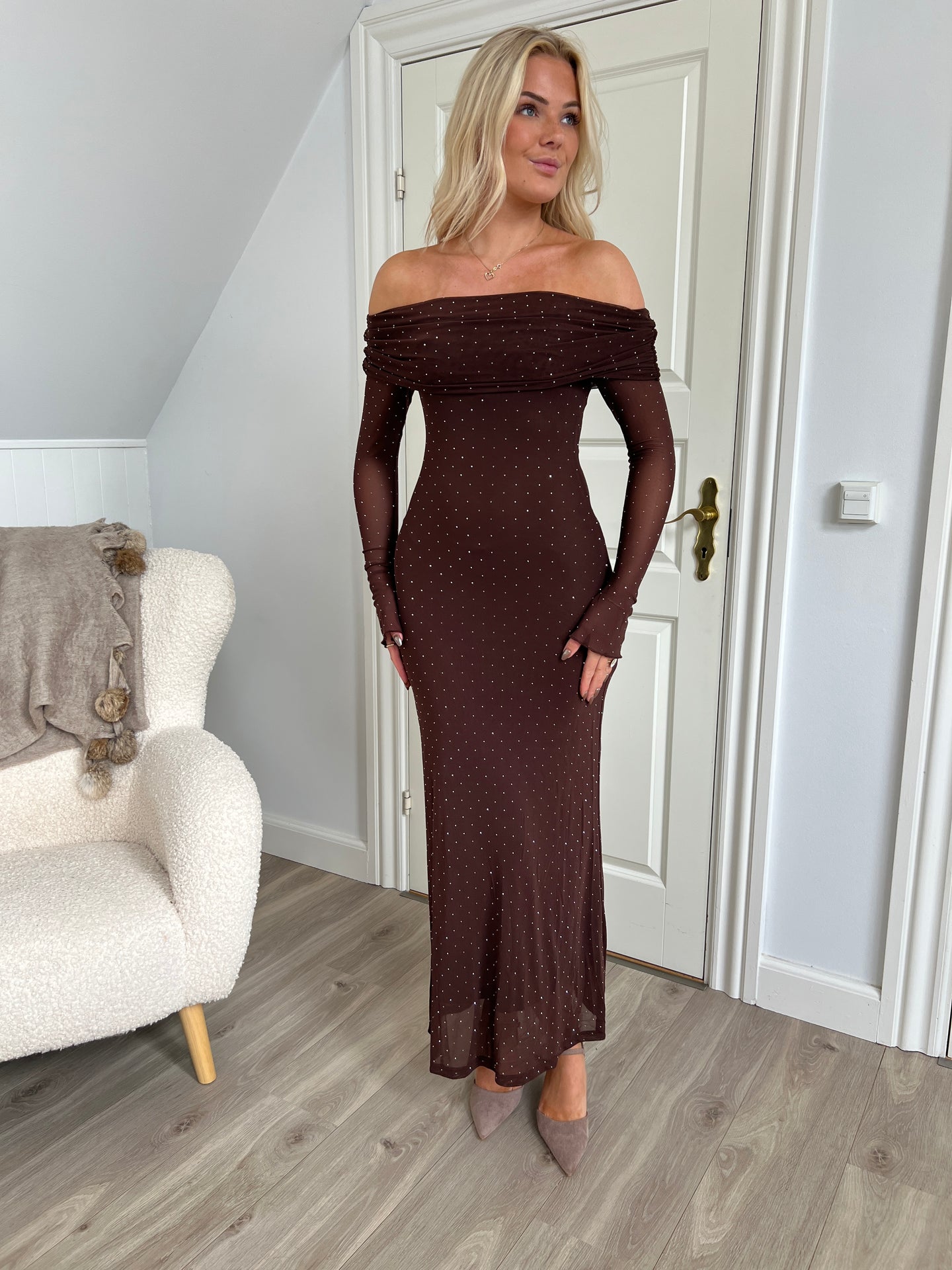 Eight luxe rhinestone dress