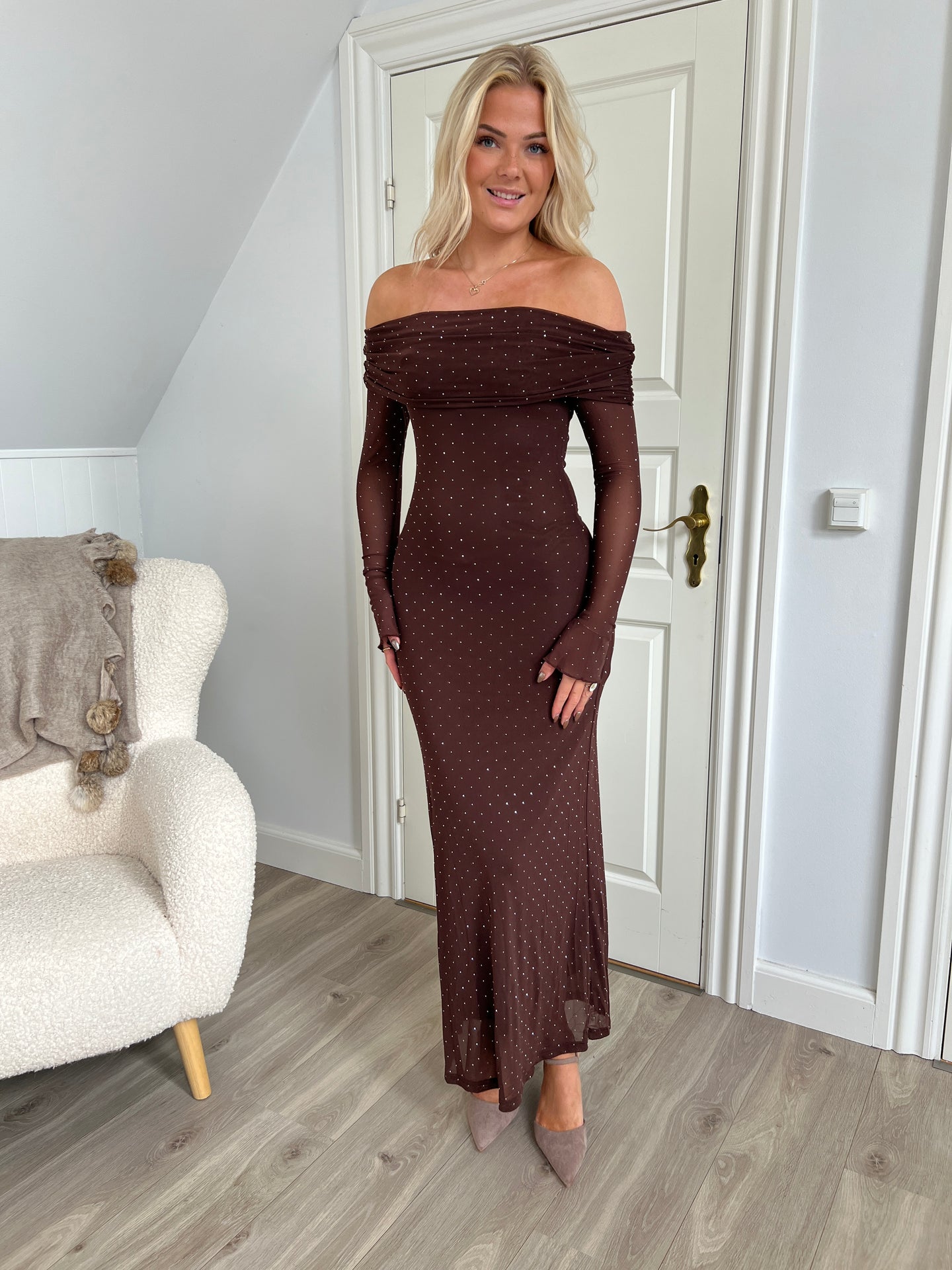 Eight luxe rhinestone dress
