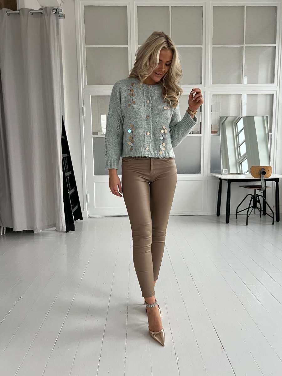 Ana & Lucy taupe push up pants - Aaberg DK