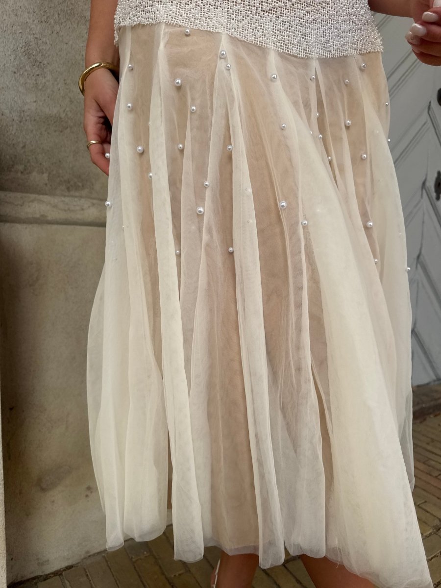 Auluna beige dress - Aaberg DK