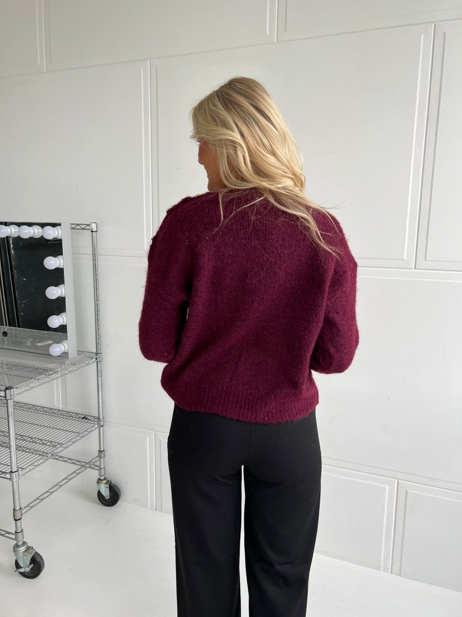 Azaka bordeaux knit - Aaberg DK